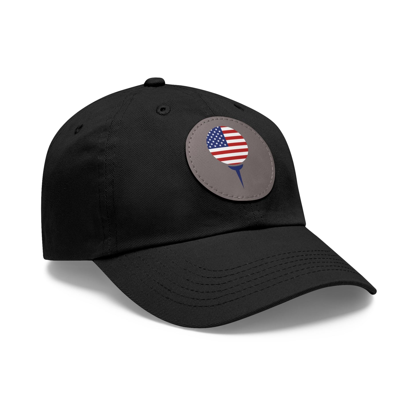 4Play Freedom Leather Patch Baseball Hat