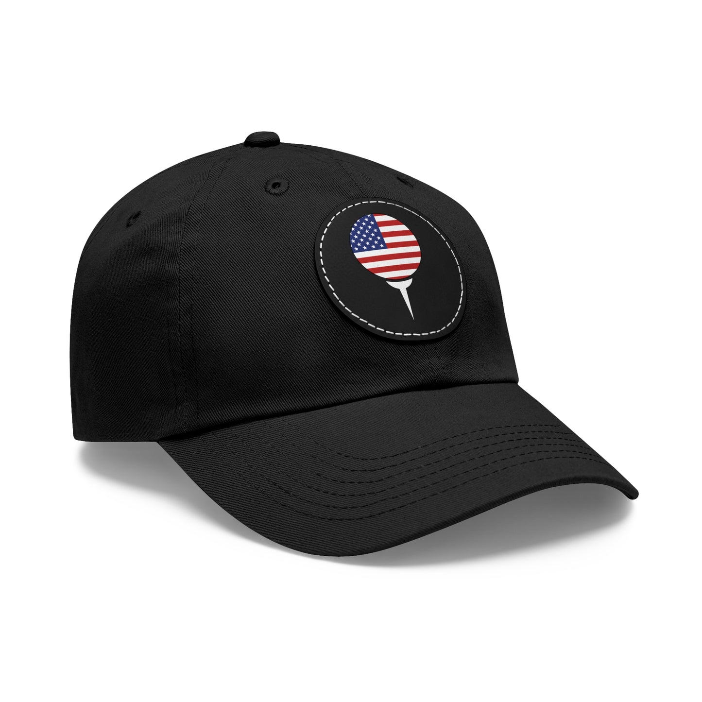 4Play Freedom Leather Patch Baseball Hat