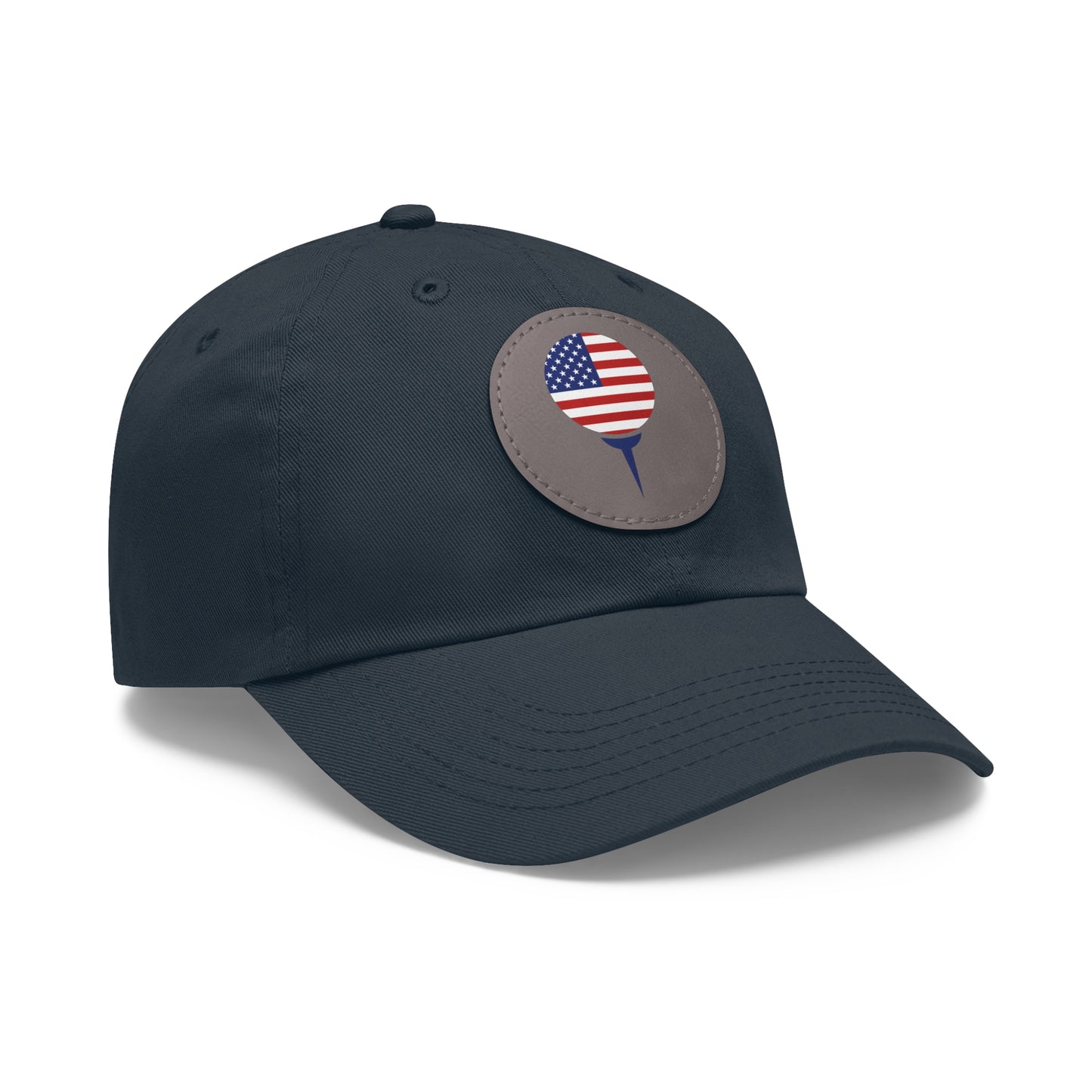 4Play Freedom Leather Patch Baseball Hat