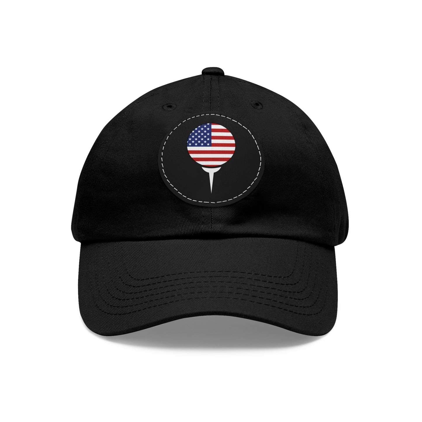 4Play Freedom Leather Patch Baseball Hat