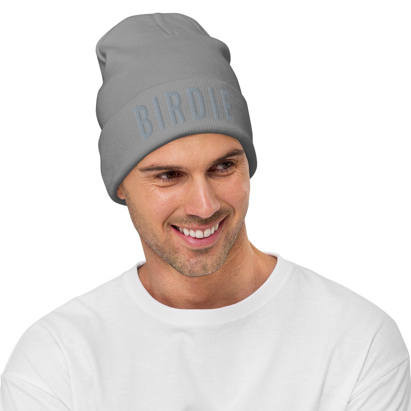 4Play BIRDIE Puff Print Beanie Golf Hat