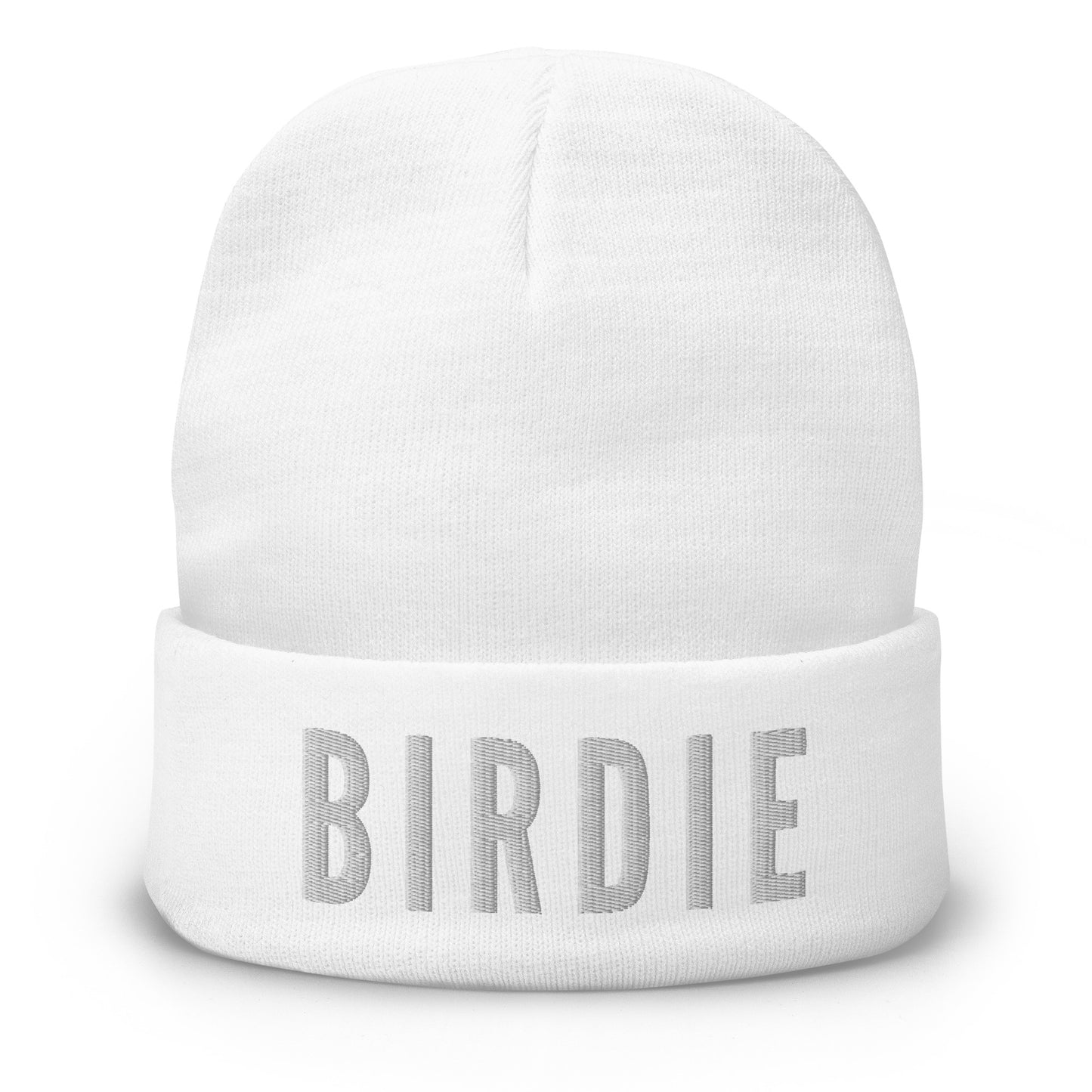 4Play BIRDIE Puff Print Beanie Golf Hat