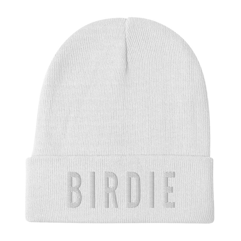 4Play BIRDIE Puff Print Beanie Golf Hat