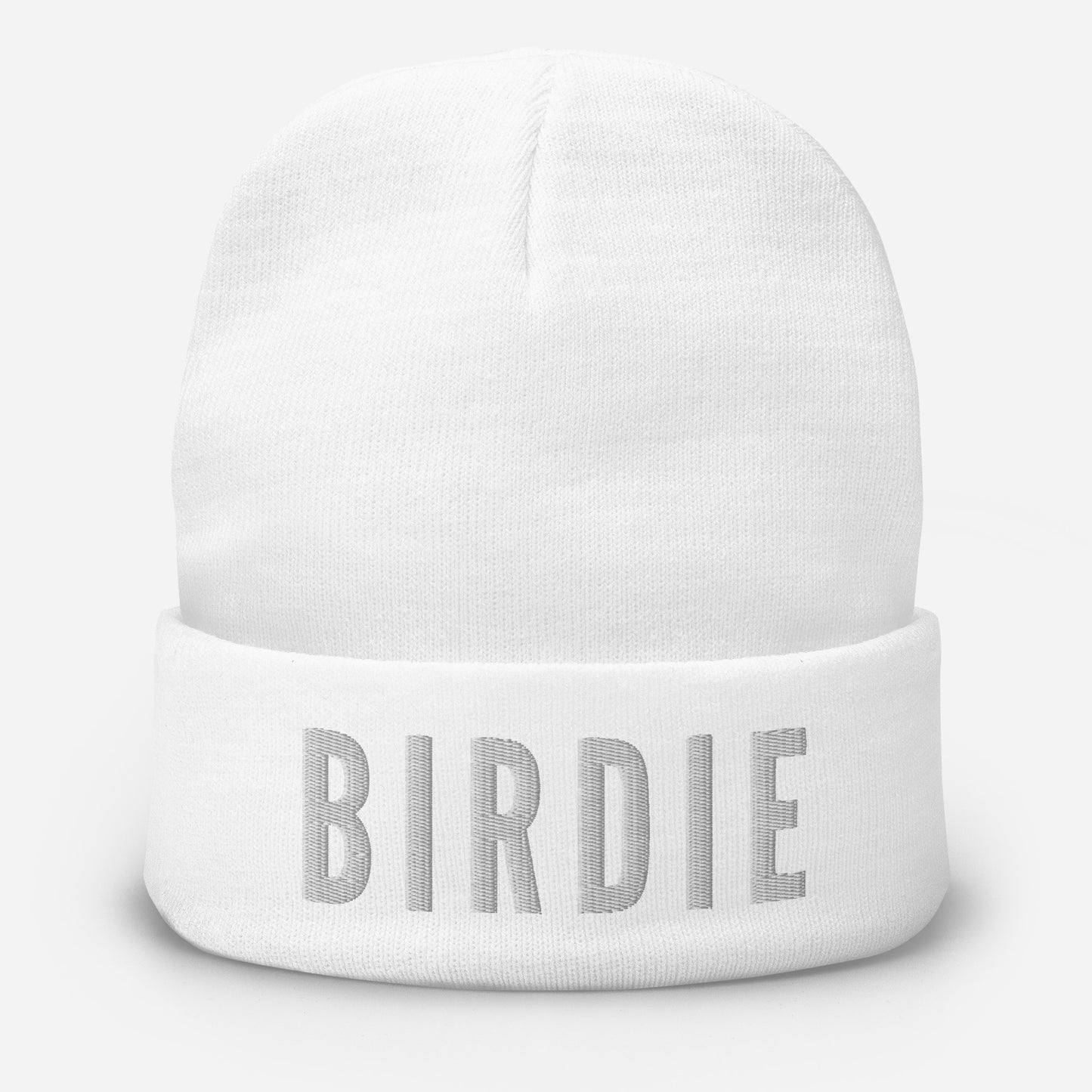 4Play BIRDIE Puff Print Beanie Golf Hat