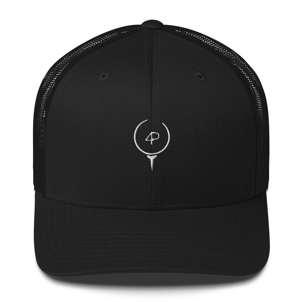 4Play Classic Logo Golf Trucker Cap