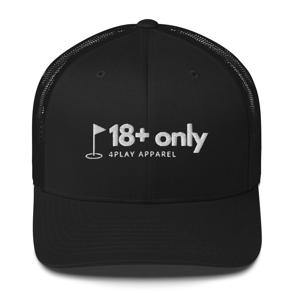 4Play 18+ Only Golf Trucker Cap