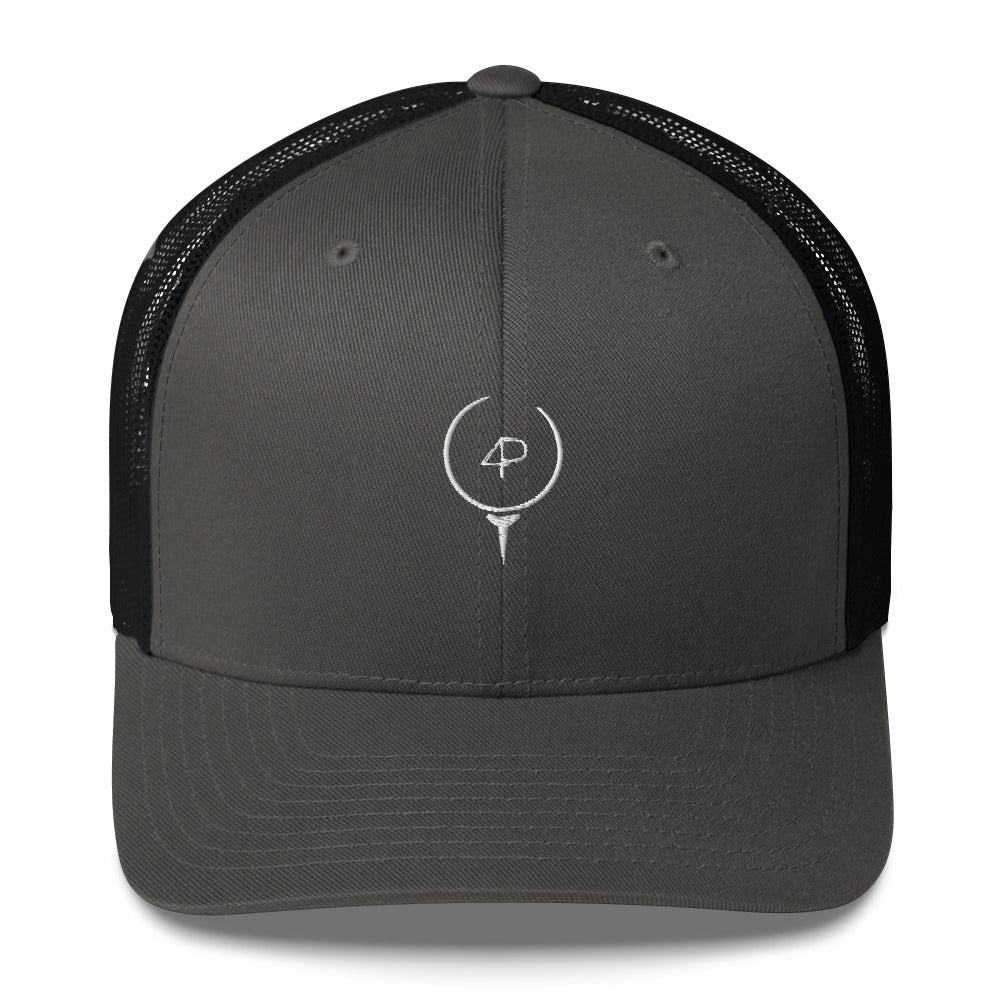 4Play Classic Logo Golf Trucker Cap