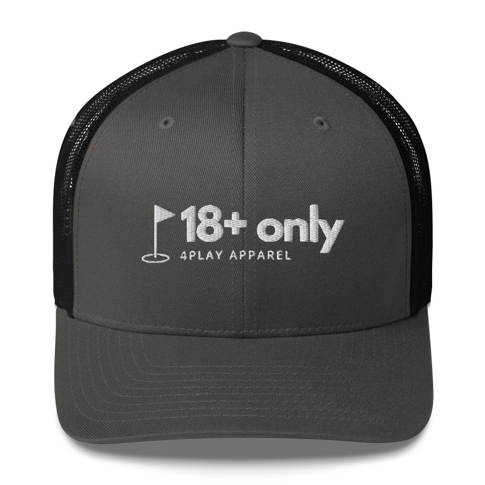 4Play 18+ Only Golf Trucker Cap