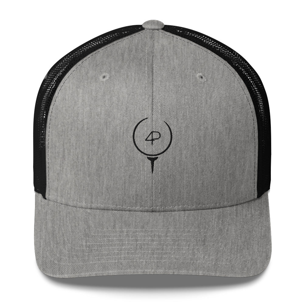 4Play Classic Logo Golf Trucker Cap