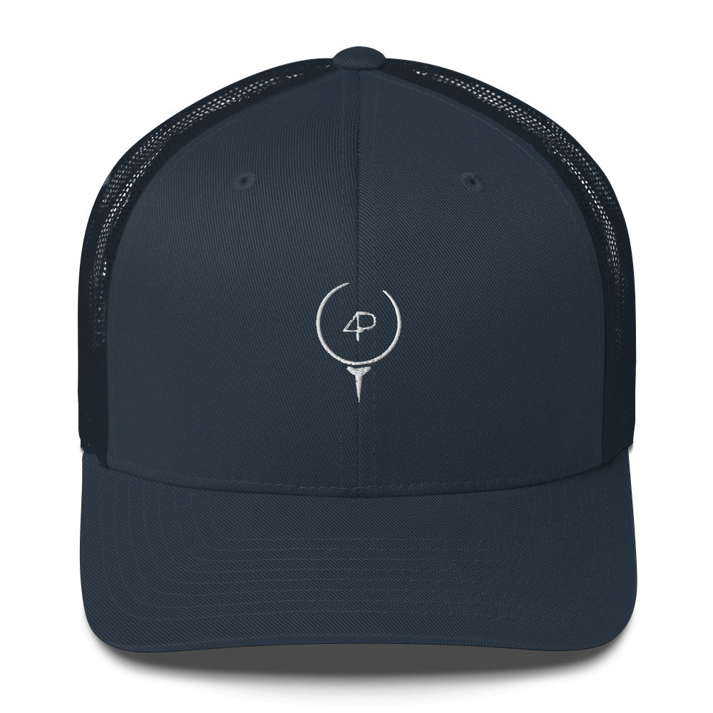 4Play Classic Logo Golf Trucker Cap