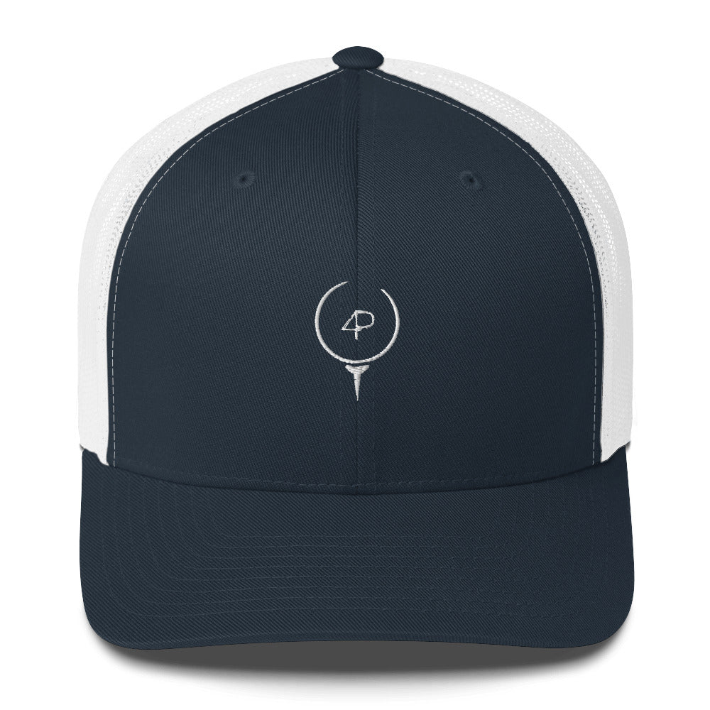 4Play Classic Logo Golf Trucker Cap