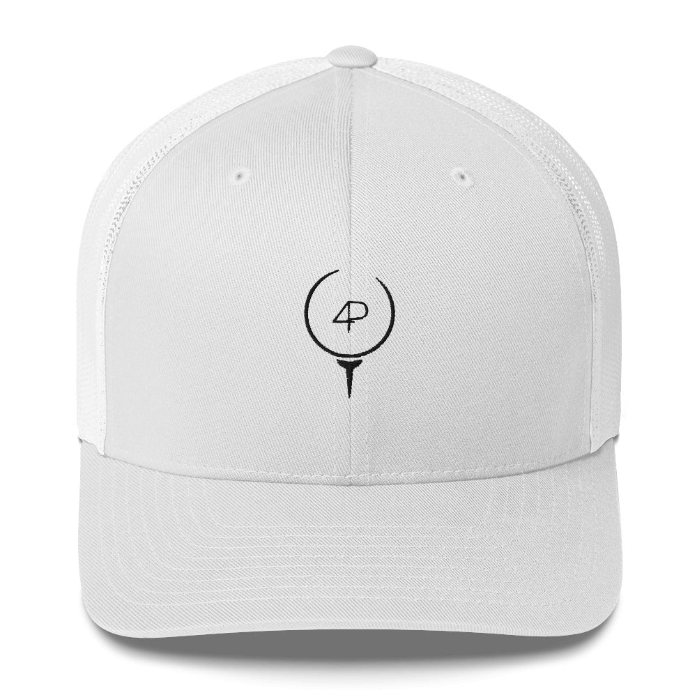 4Play Classic Logo Golf Trucker Cap