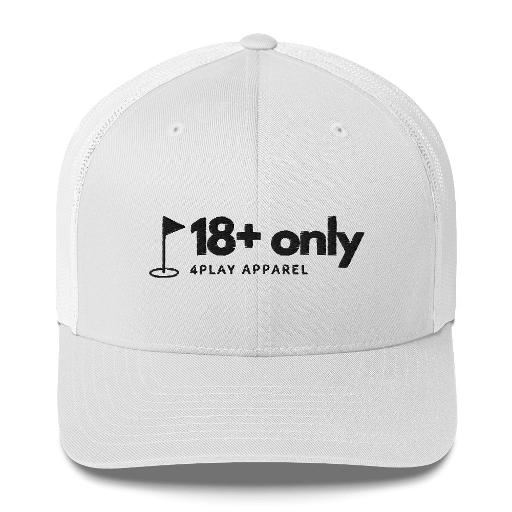 4Play 18+ Only Golf Trucker Cap