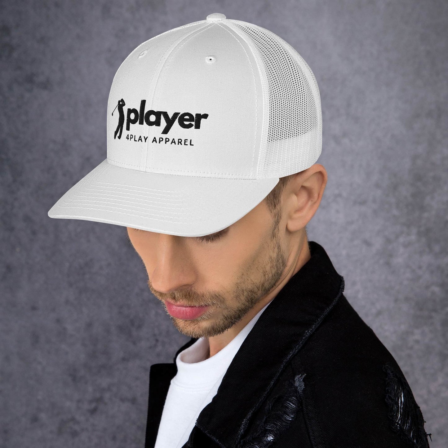 4Play Male Player Golf Trucker Cap